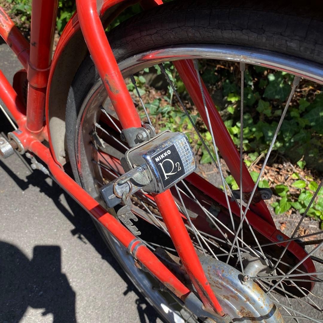 昔の郵便屋さんが使ってた配達自転車　送料込