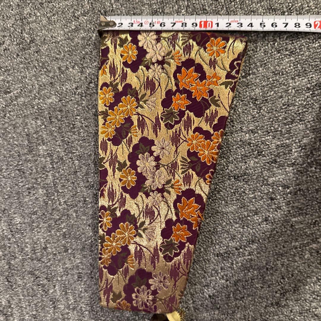 三味線バチ 花柄布地ケース付き