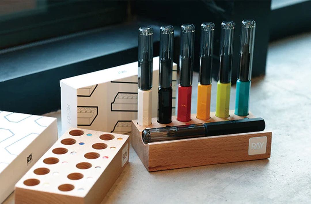 【新品】RAY STUDIO Beacon スジボリタガネ全15種＋専用スタンド