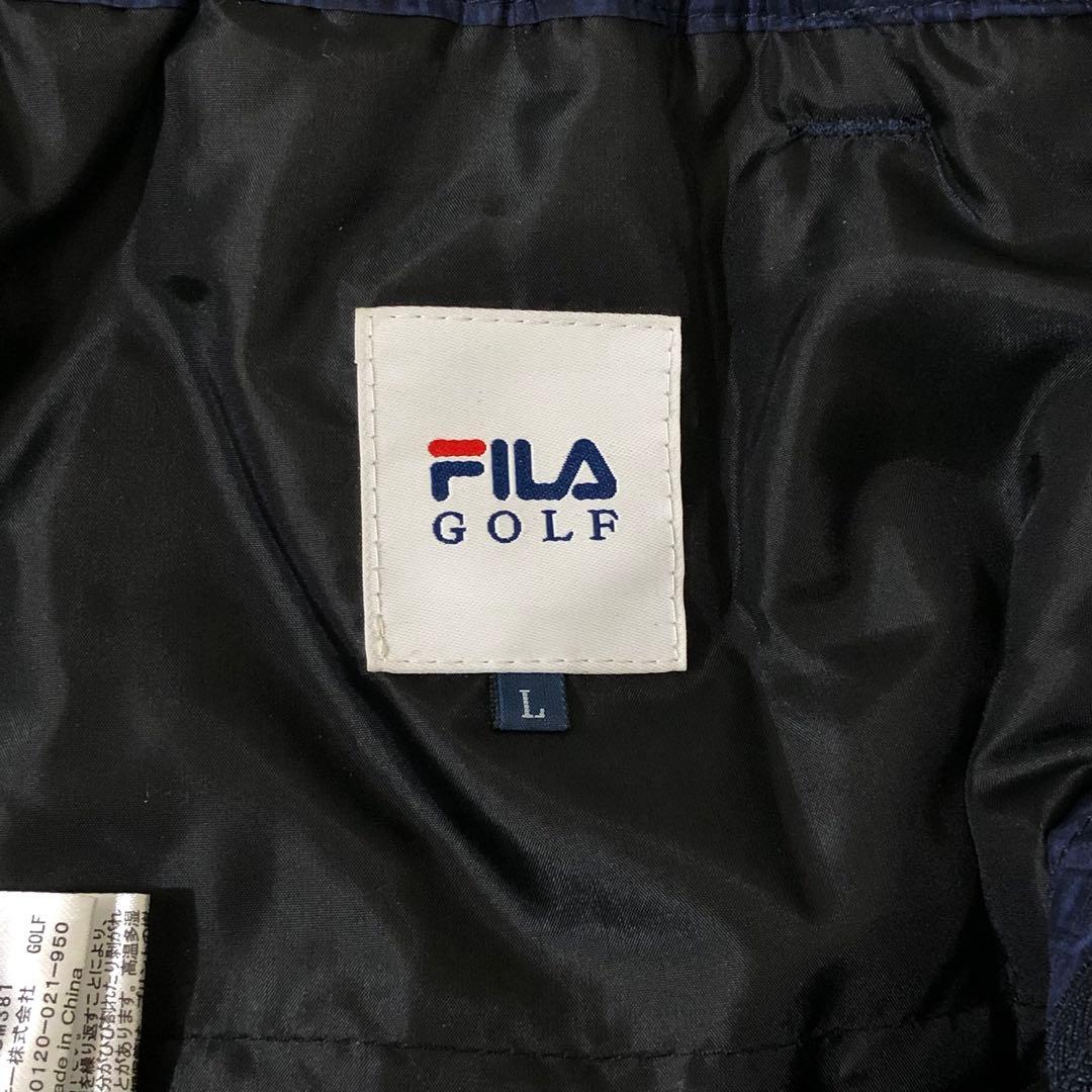 【59】FILA GOLF ゴルフウェア ジャケット パンツ 上下セット 中綿Ｌ