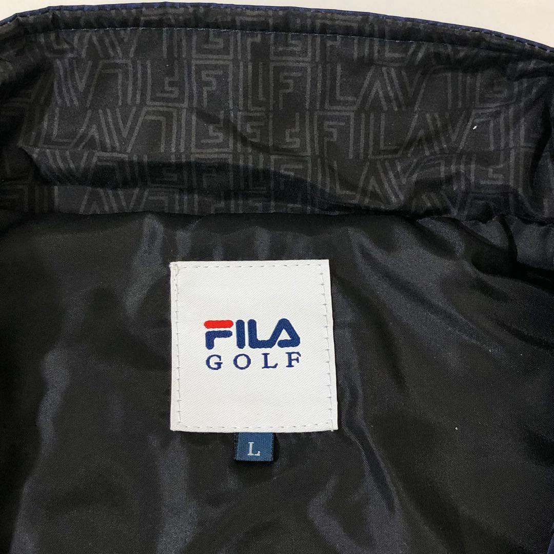 【59】FILA GOLF ゴルフウェア ジャケット パンツ 上下セット 中綿Ｌ