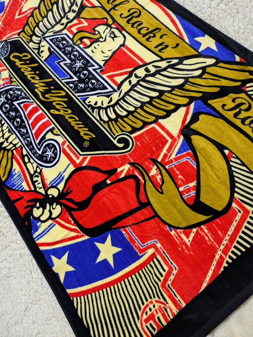 矢沢永吉SBTスペシャルビーチタオル　Eikichi Yazawa ロックタオル