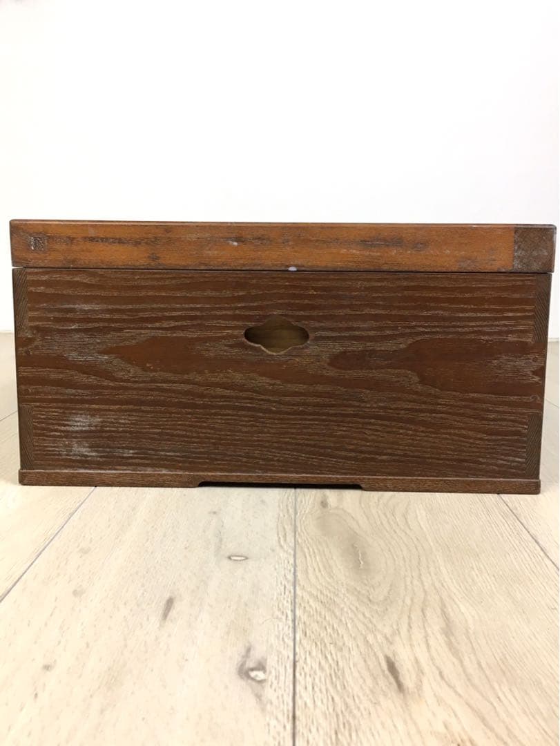 S148桑製置炉 炉縁付 茶道具