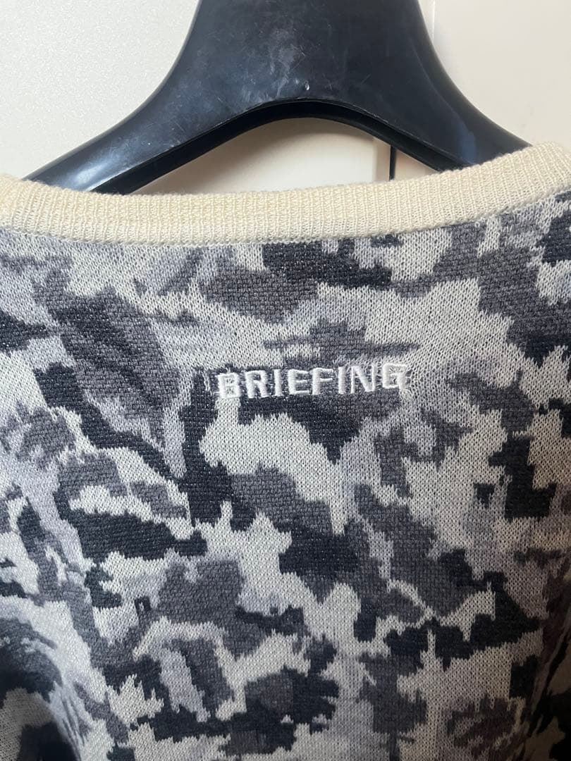 BRIEFING 迷彩柄セーター