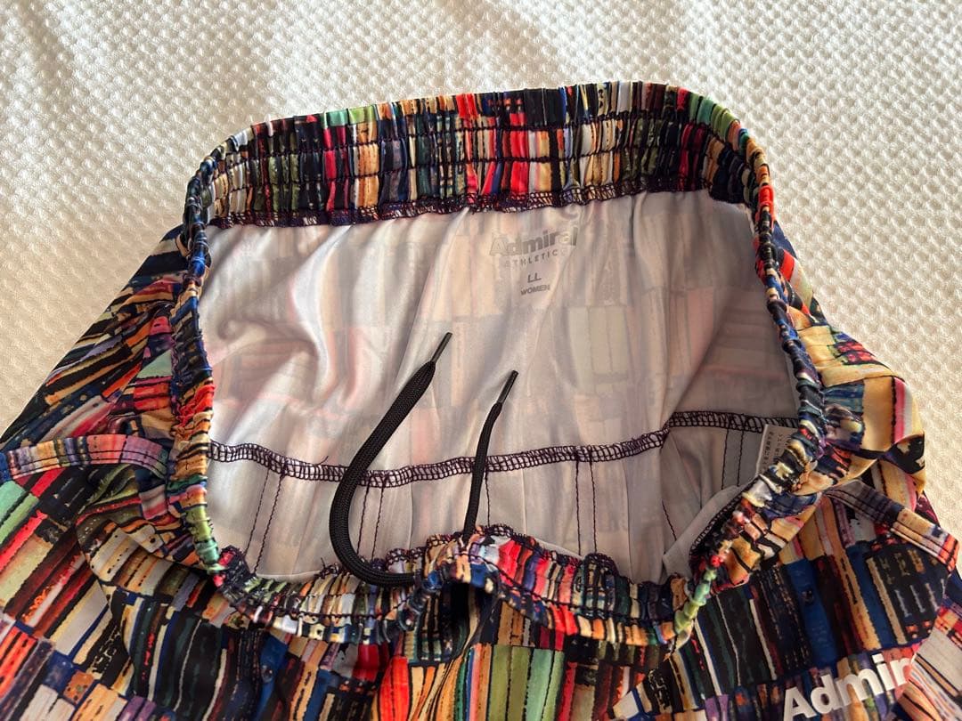 アドミラル　テニスウェア　柄スコート　LLサイズ