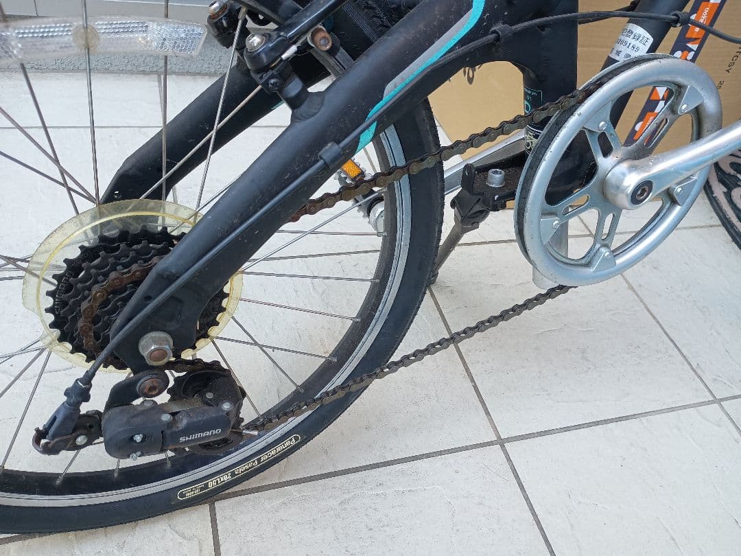 仙台市引取　DAHON Vybe ダホン　ミニベロ　折りたたみ自転車 ブラック