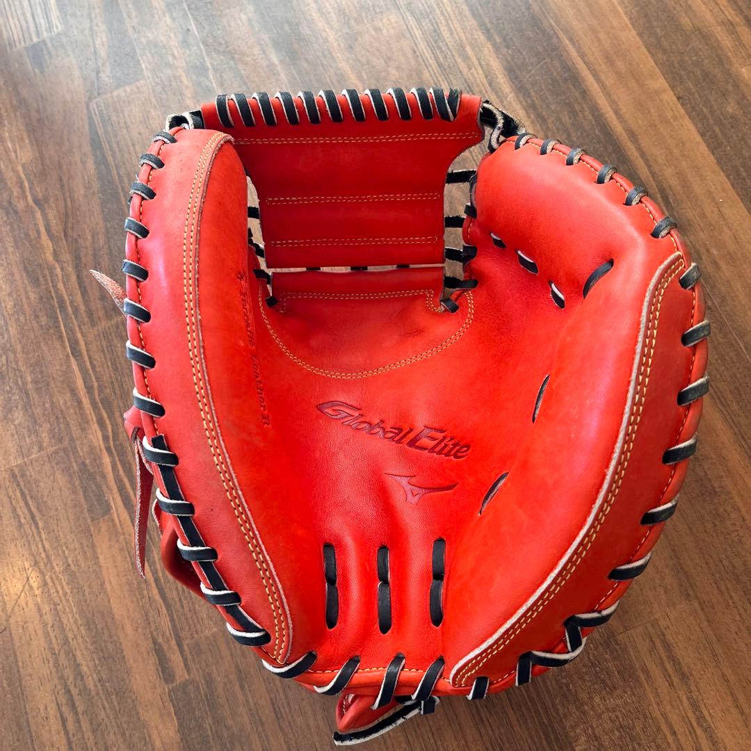 【美品✨数回使用】Global Elite 軟式野球キャッチャーミット／グローブ