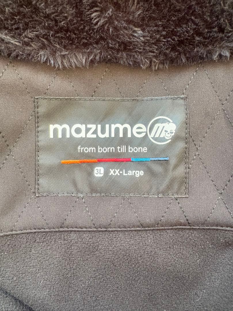 マズメ防寒ウェア ウィンドカットジャケット3L ブラック　MZFW-873