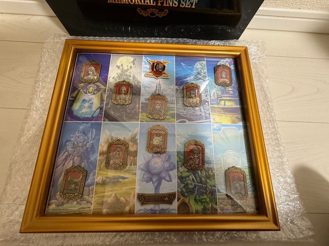 ドラゴンクエストX オンライン　10周年記念　限定メモリアルピンズセット