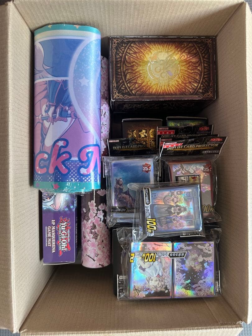 遊戯王　引退品　まとめ　スリーブ　プレイマット
