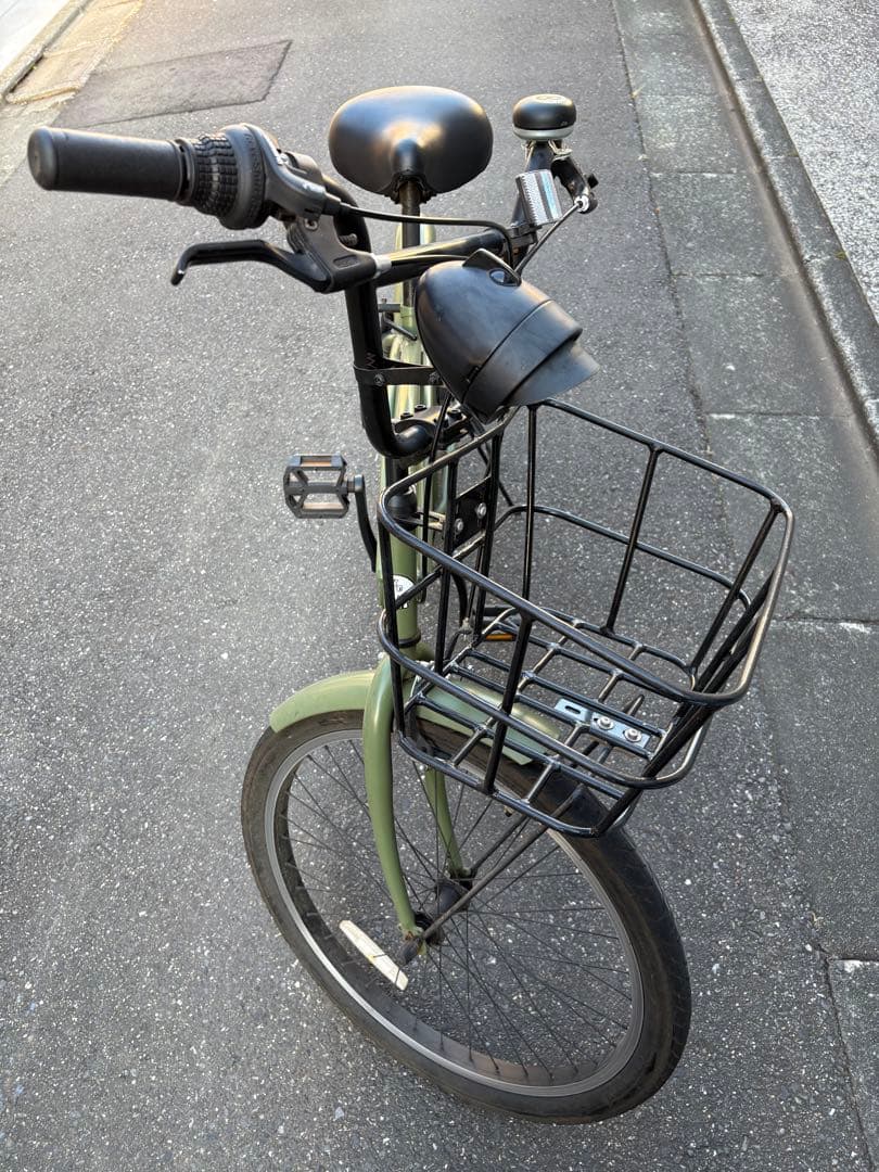 オリーブグリーン KBビーチクルーザー 自転車