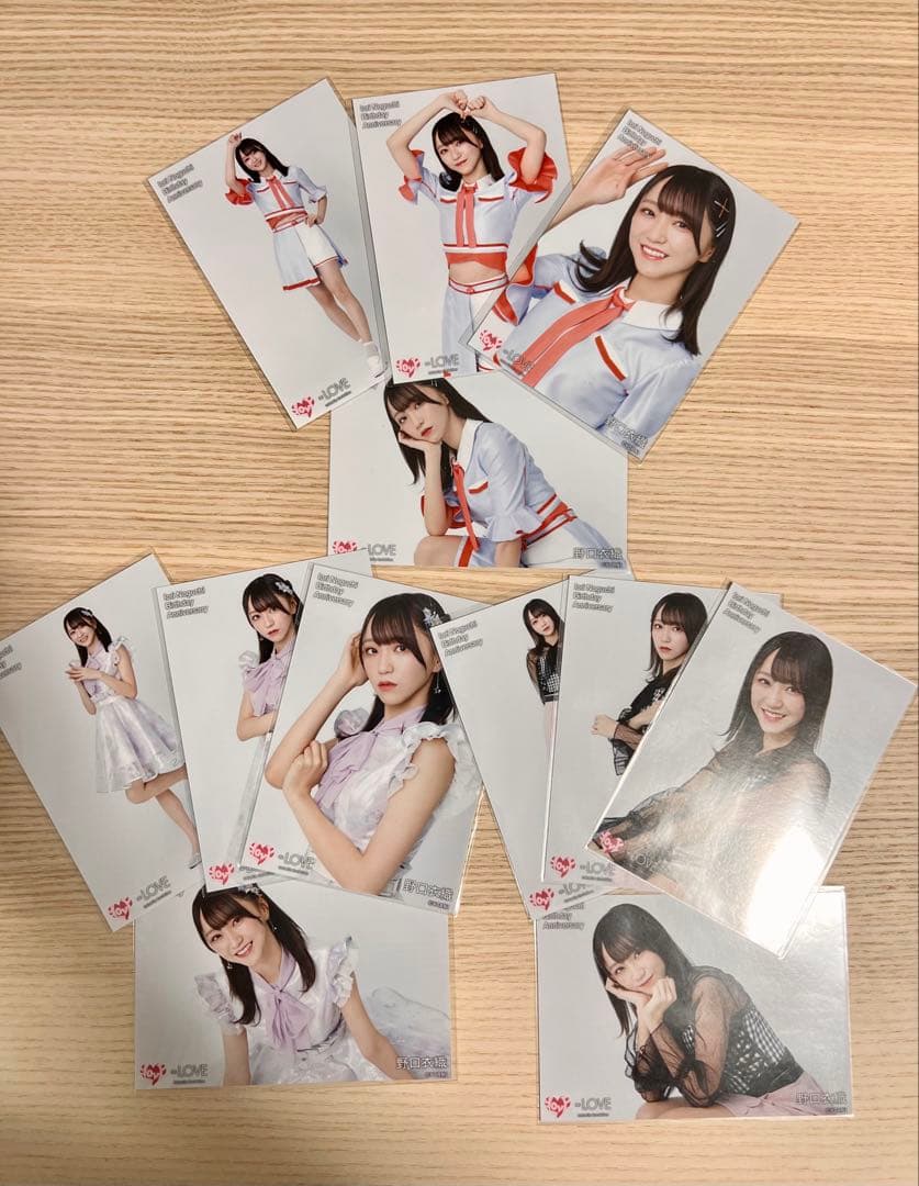 あ*む様 野口衣織 生写真　コンプ　まとめ売り