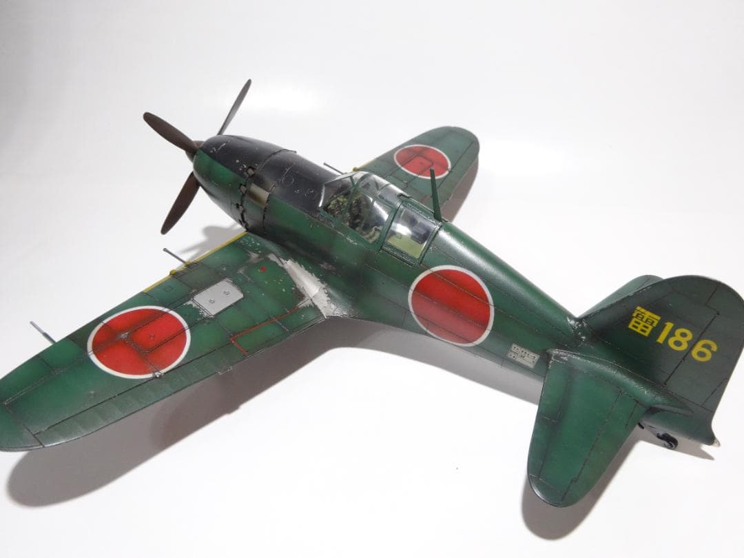 ハセガワ1/48局地戦闘機「雷電」完成品