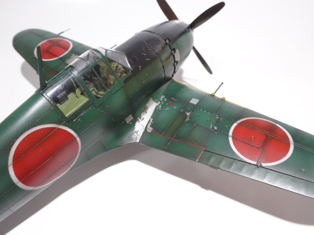 ハセガワ1/48局地戦闘機「雷電」完成品