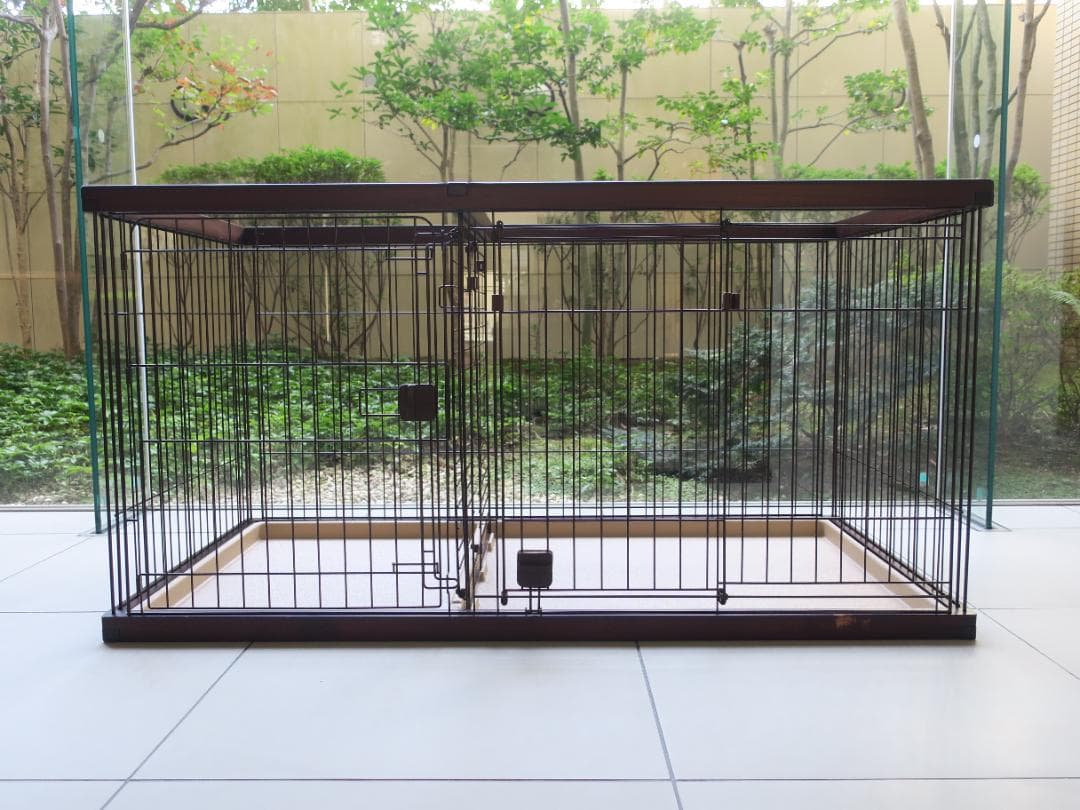 ペティオ トイレのしつけが出来る ドッグルームサークル ブラウン ワイド