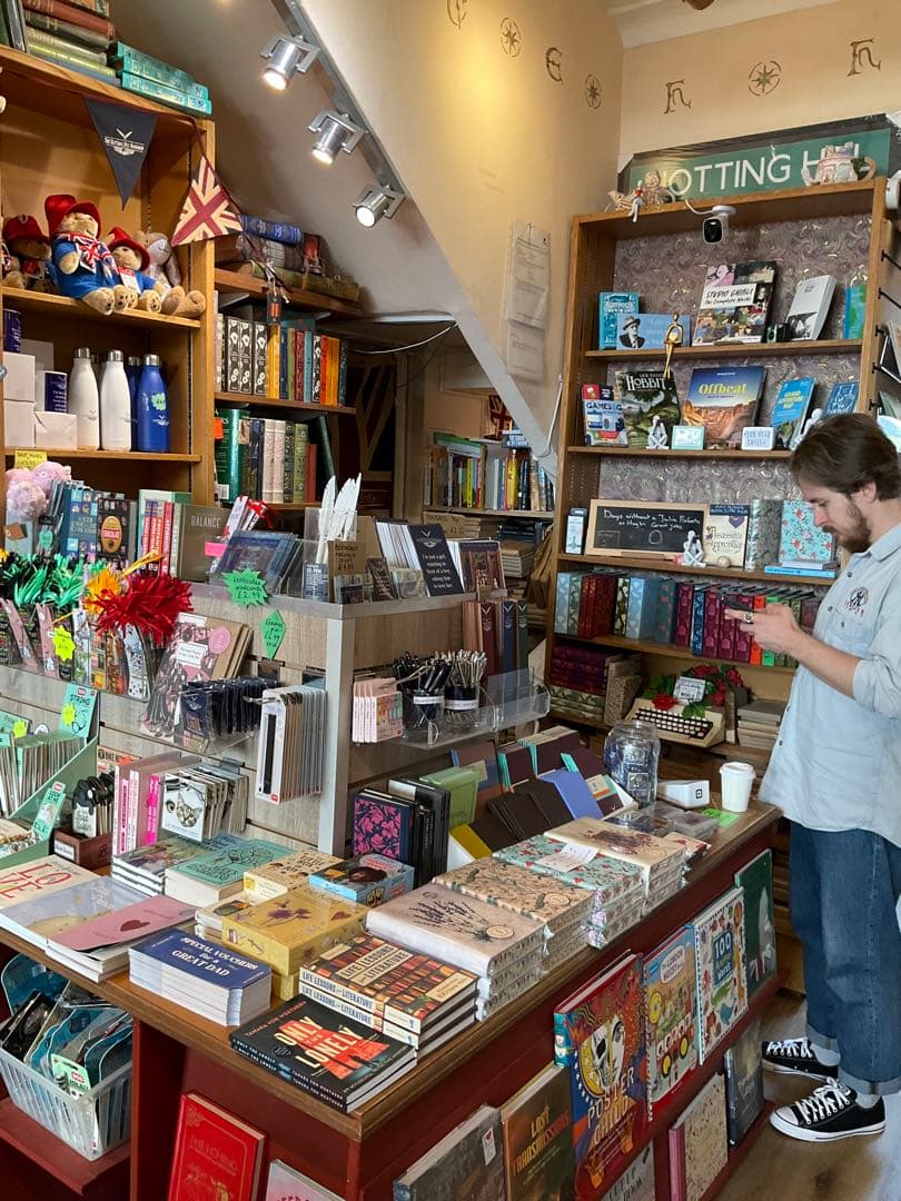 ノッティングヒルの恋人 書店グッツ 赤トートバック