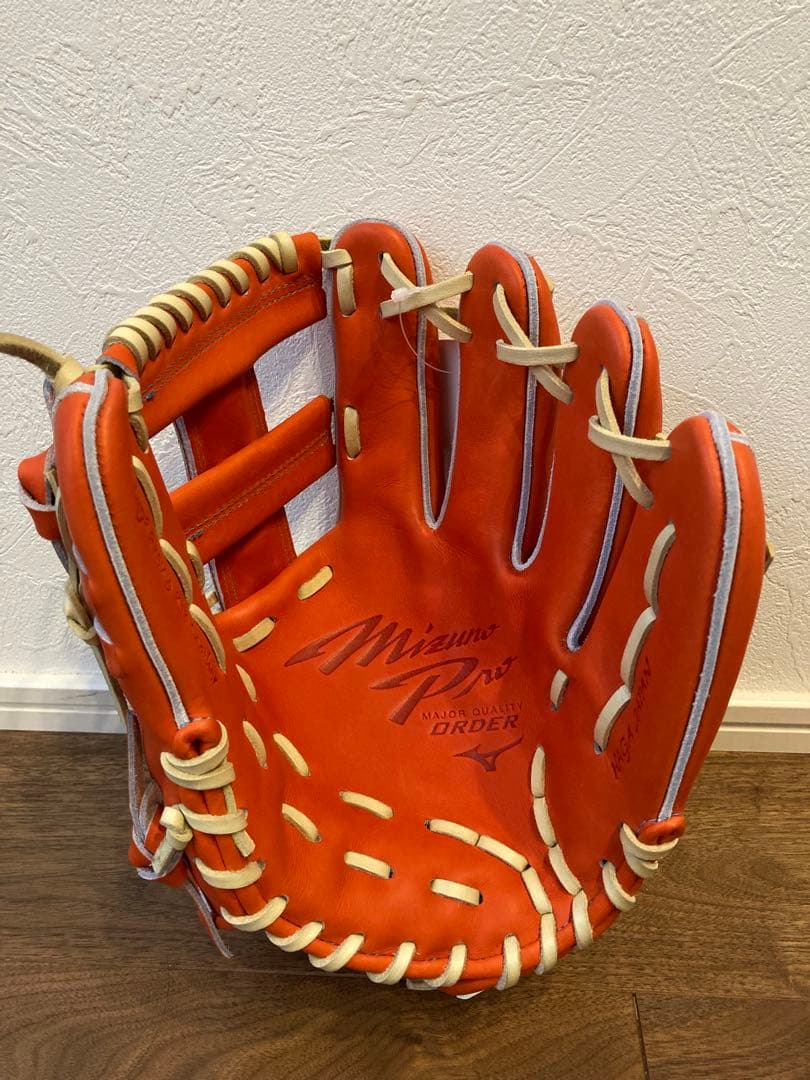 硬式グローブ ミズノプロ 内野手用 オーダーグラブ HAGA JAPAN