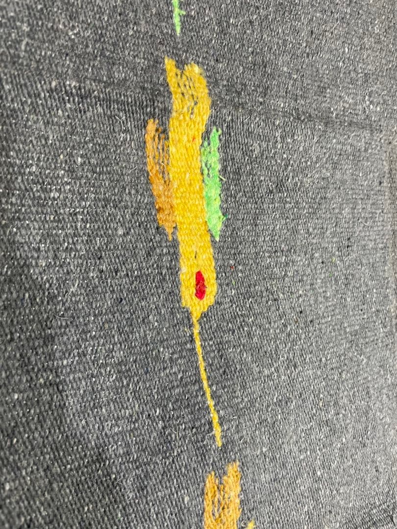 ヴィンテージ メキシカンラグ ネイティブ柄 大型 ブランケット