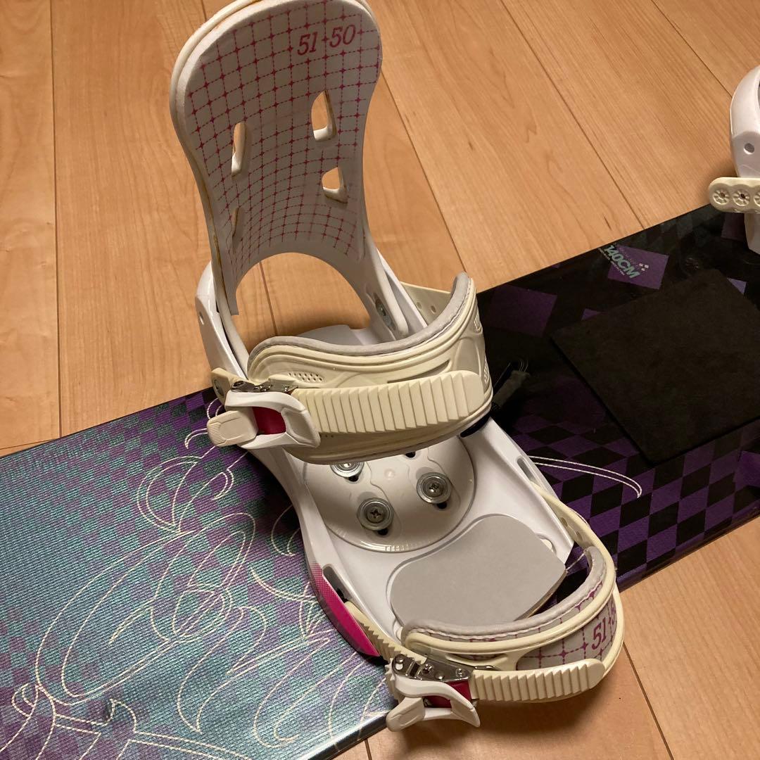 5150 プリズム スノーボードセット 140cm ビンディング サイズM