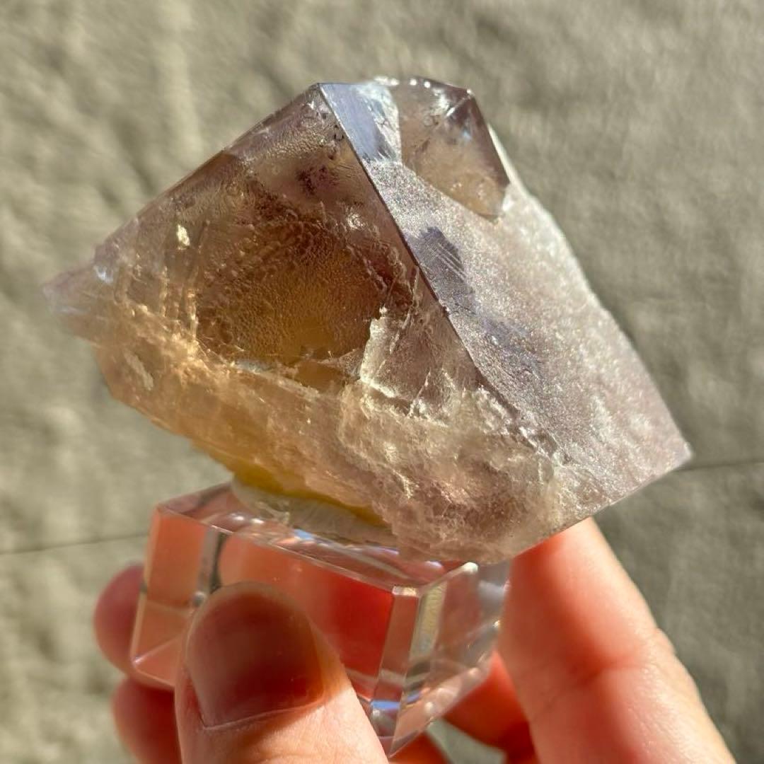 ミ*オ様 イギリス産　Sherry Twins Pocket フローライト 鉱物