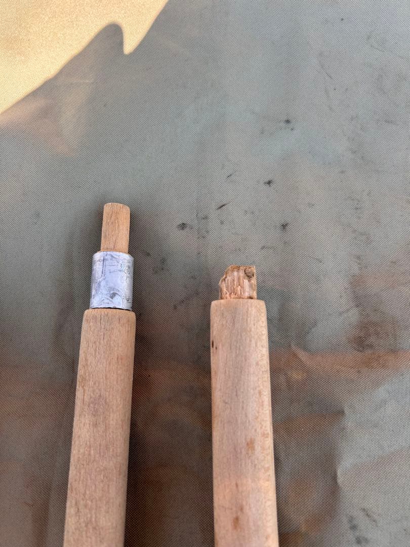 東ドイツ軍幕　一枚　ポール10本付属（一本破損）