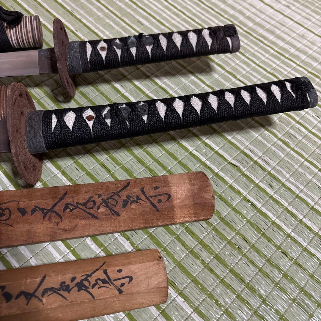 模造刀　模擬刀　武士　侍　伝統工芸　剣　ソード　太刀　小太刀　鞘　鍔　4本