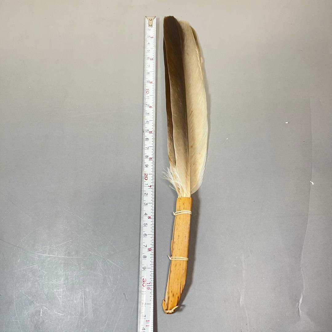 羽箒 箒博作 三ツ羽根 2点まとめて 茶道具