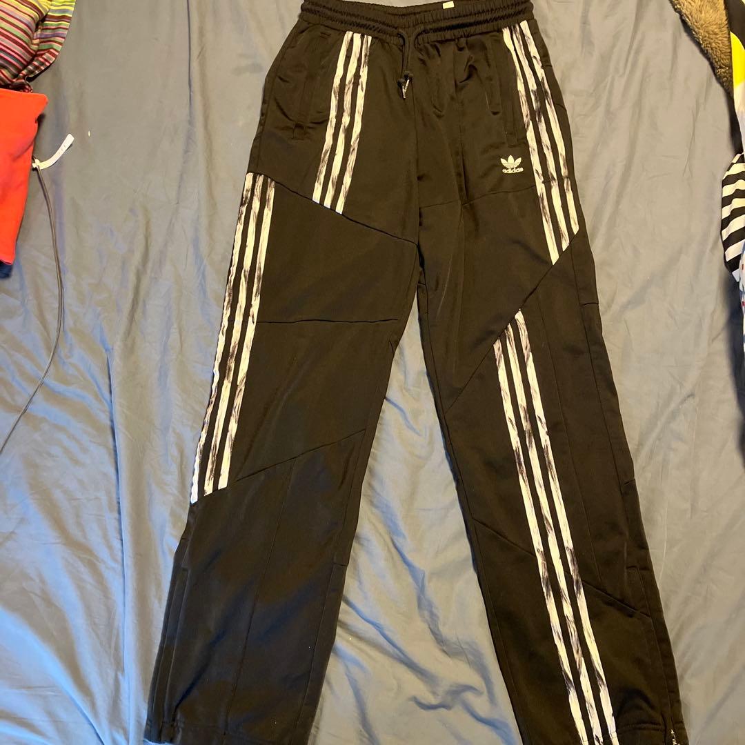 adidas×DANIELLE CATHARI 解体再構築トラックパンツ黒M