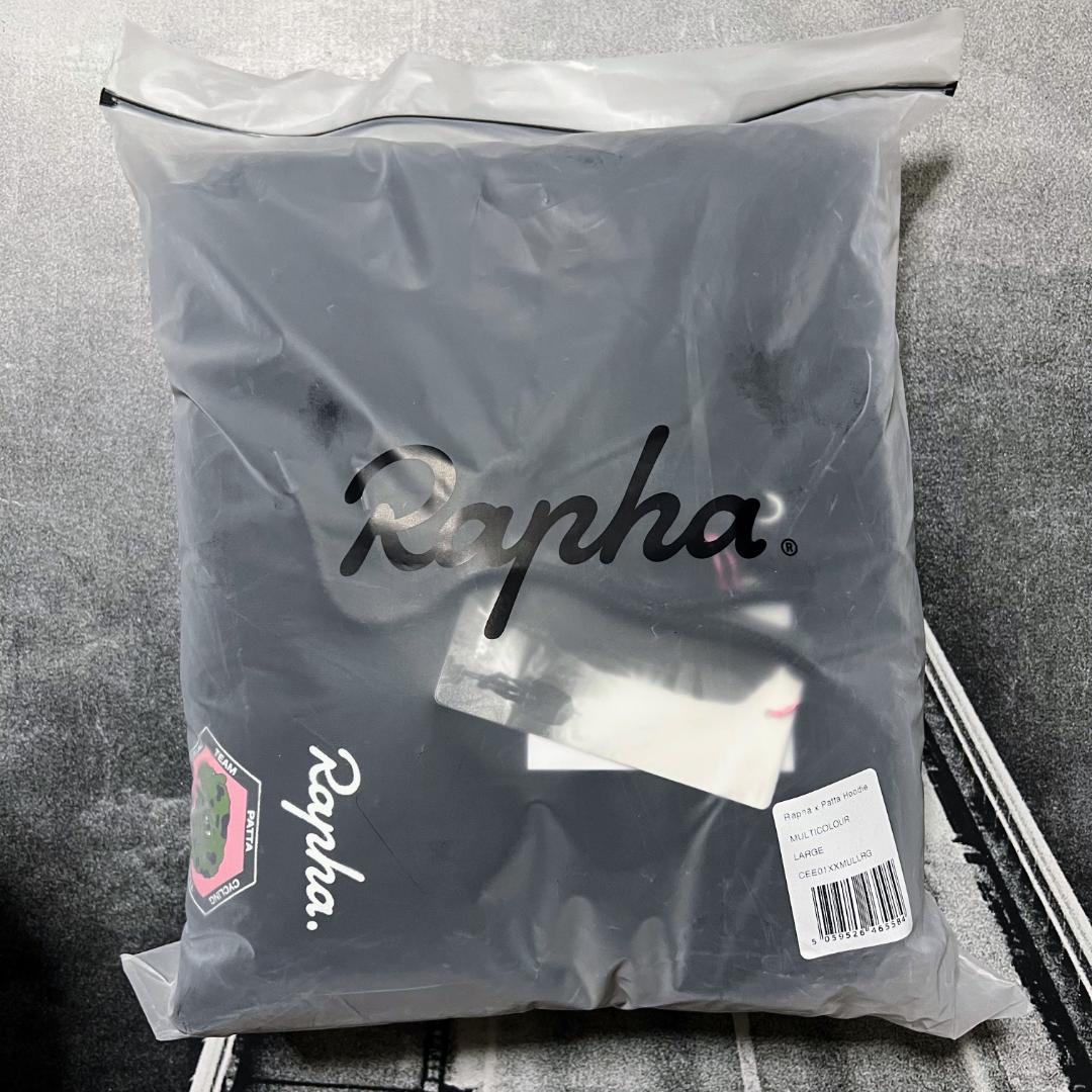 新品 Rapha + Patta 限定版 コットンフーディー ブラック Lサイズ