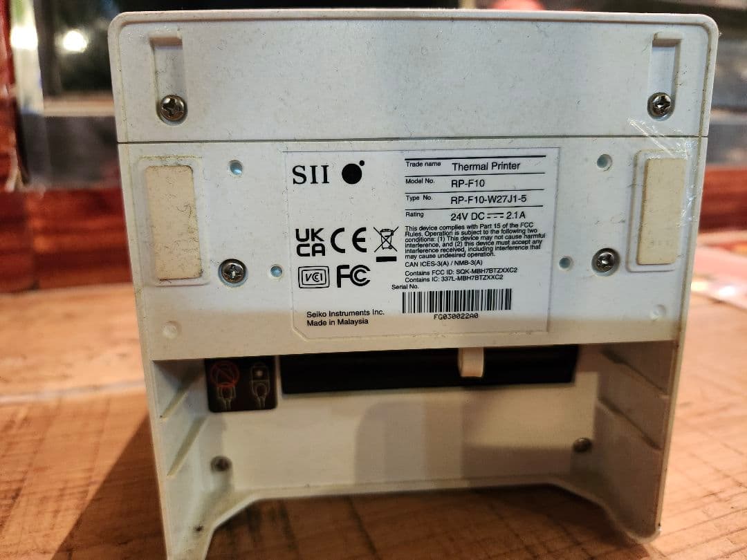 サーマルプリンター RP-F10-W27J1-5（Bluetooth接続対応）