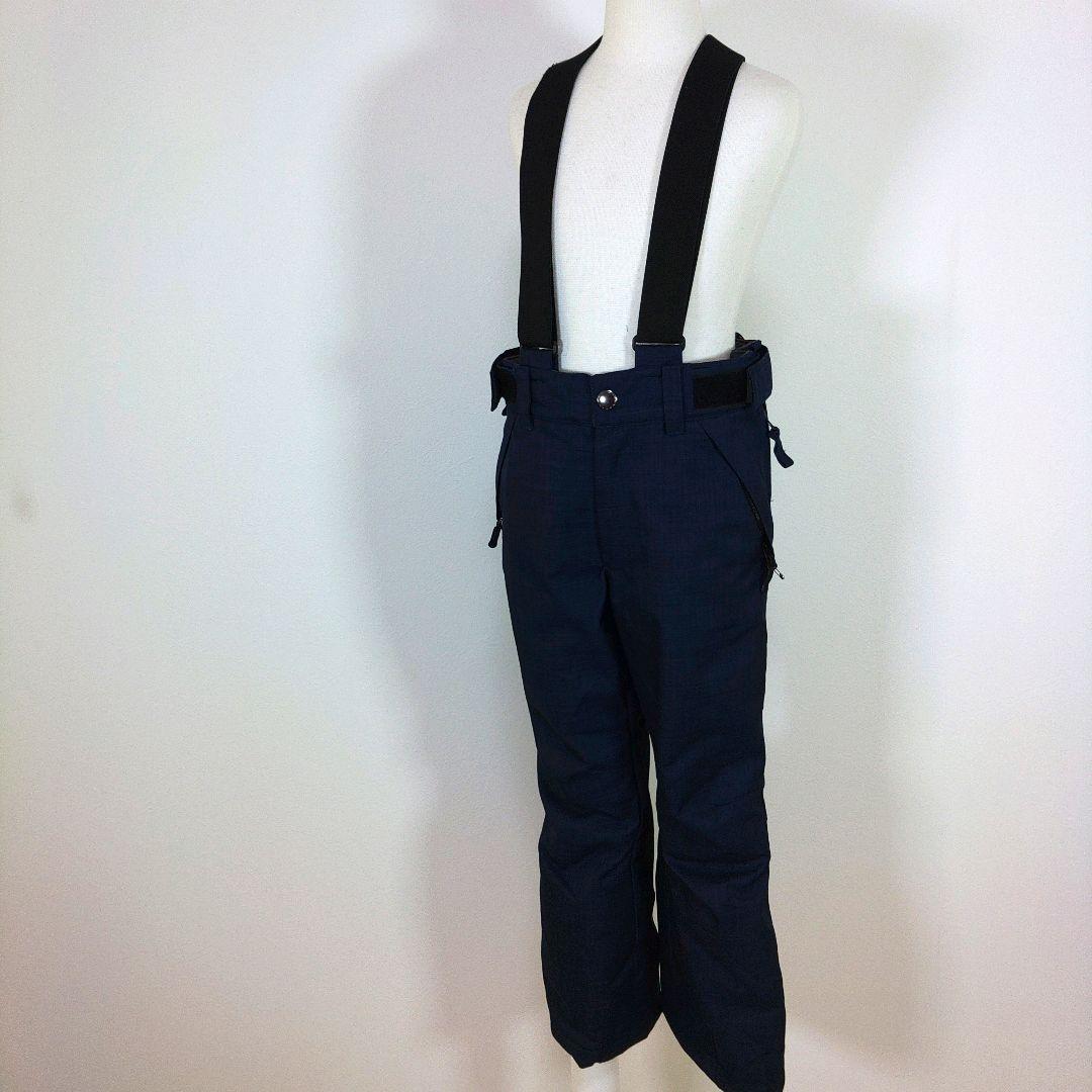 スキーウェア　130cm　男の子　キッズ　子供　グリーン　チェック柄　ネイビー