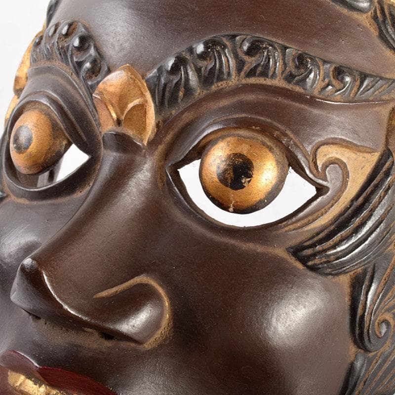 木彫　雅楽面　舞楽面　伎楽面　狂言面　雅楽面　能面　M　R4971