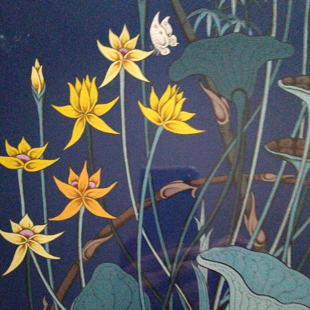 お値下げ！【ボタニカルアート】バリの人気画家【ワヤン・ガマ氏】バリ絵画