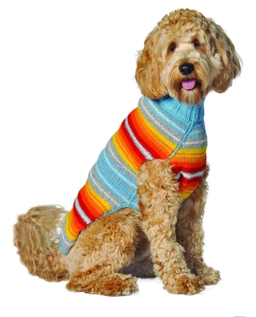 Chilly Dog ハンドメイド　ウール100%ニット　M