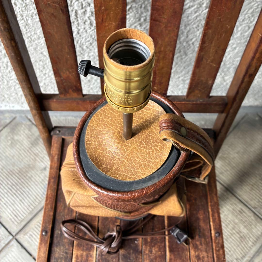 貴重レア！アメリカヴィンテージ　ゴルフバッグの卓上ランプ　GOLFインテリア照明