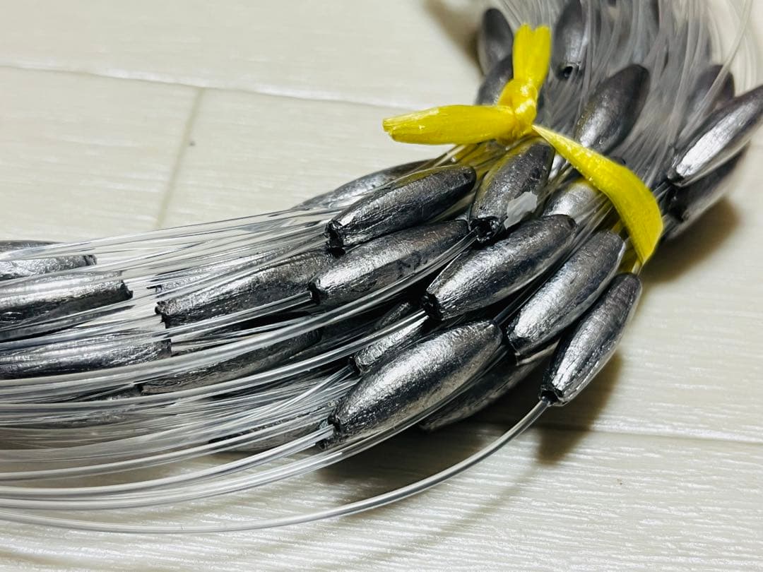 トローリング#ビシ鉛 50ｍ 2匁250個強力ナイロン50号2.03kg１束