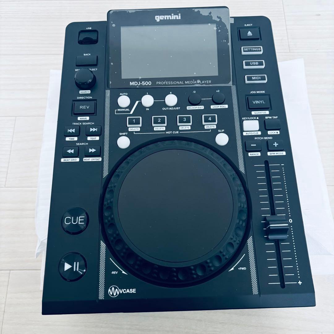 Gemini MDJ-500 プロ用DJプレーヤー 美品 USB対応 波形表示