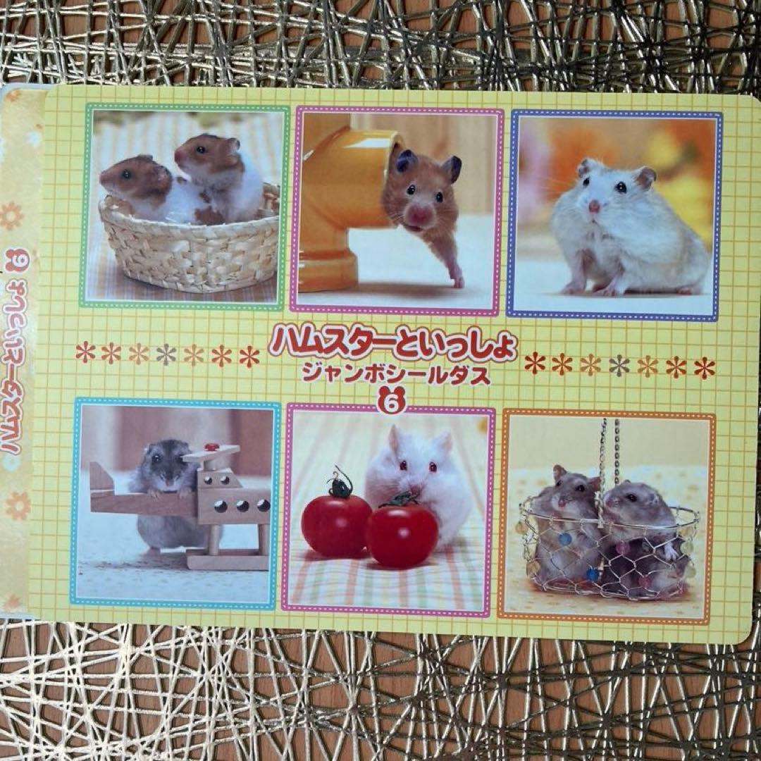ハムスターといっしょシール1〜6.8〜12 11枚　平成女児　平成レトロ　レア