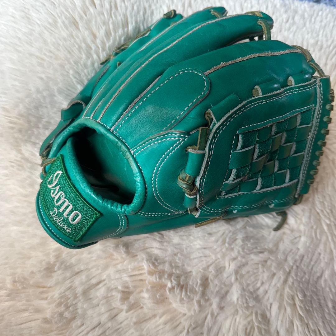 Isono Deluxe 軟式グローブ ターコイズ