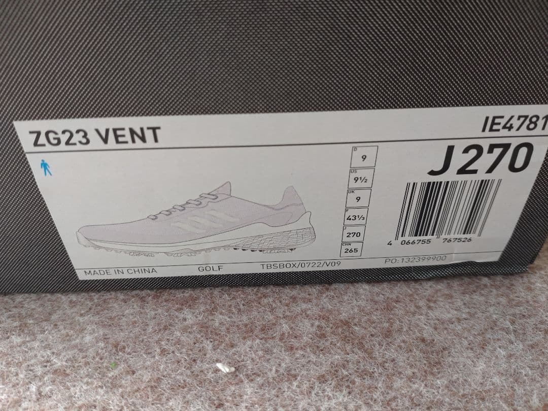 アディダスZG23VENTスパイクゴルフシューズ