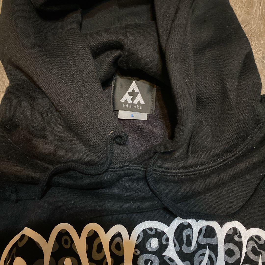 davryu 黒 フード付きスウェット L