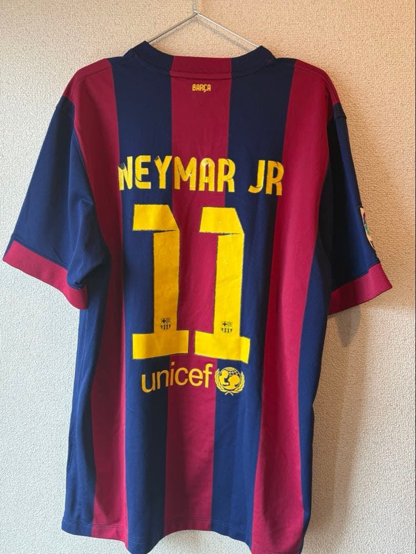 【最終お値下げ】FCバルセロナ ネイマール ユニフォーム2014 XL