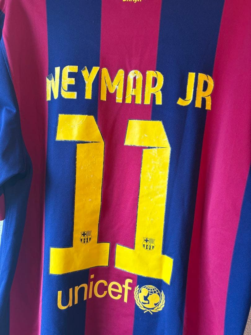 【最終お値下げ】FCバルセロナ ネイマール ユニフォーム2014 XL