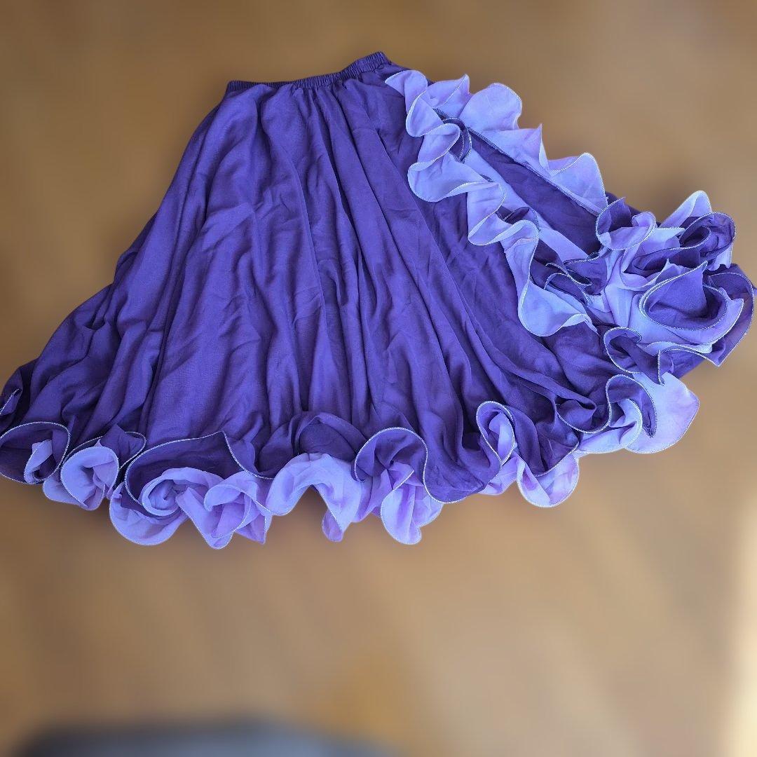 紫色ベリーダンスセットアップ