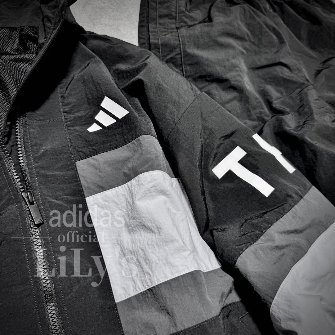 【Mサイズ】adidas上下セットアップ　ウーブン　25新作　定価18,040円