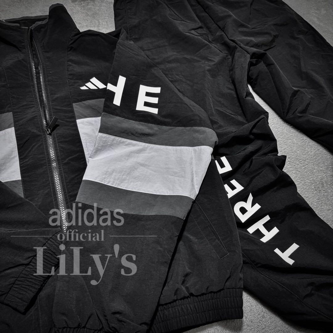 【Mサイズ】adidas上下セットアップ　ウーブン　25新作　定価18,040円