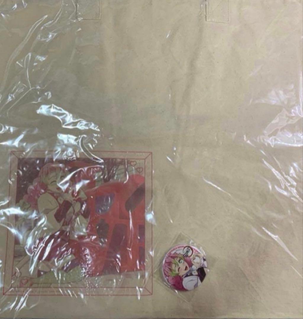 新品 鬼滅の刃 蜜璃 ufotable ヒロマ 開店記念 缶バッジ付きトート