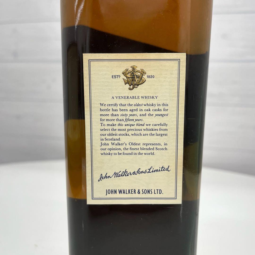 [未開栓] 超希少 ジョニーウォーカー オールデスト1820 箱付き