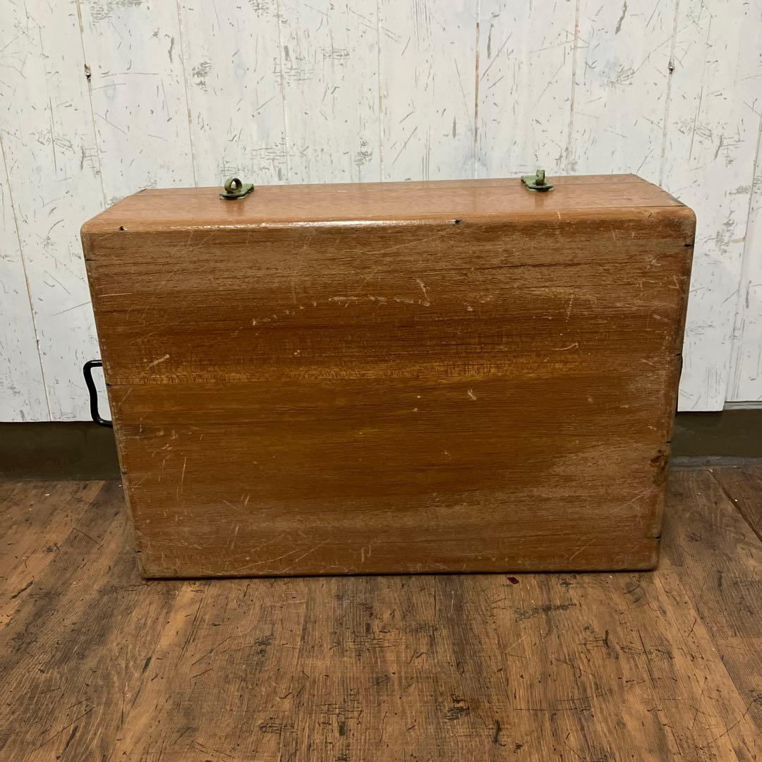 A-3 昭和レトロ サッポロビール 木製 運搬箱 リボンシトロン リボンオレンジ