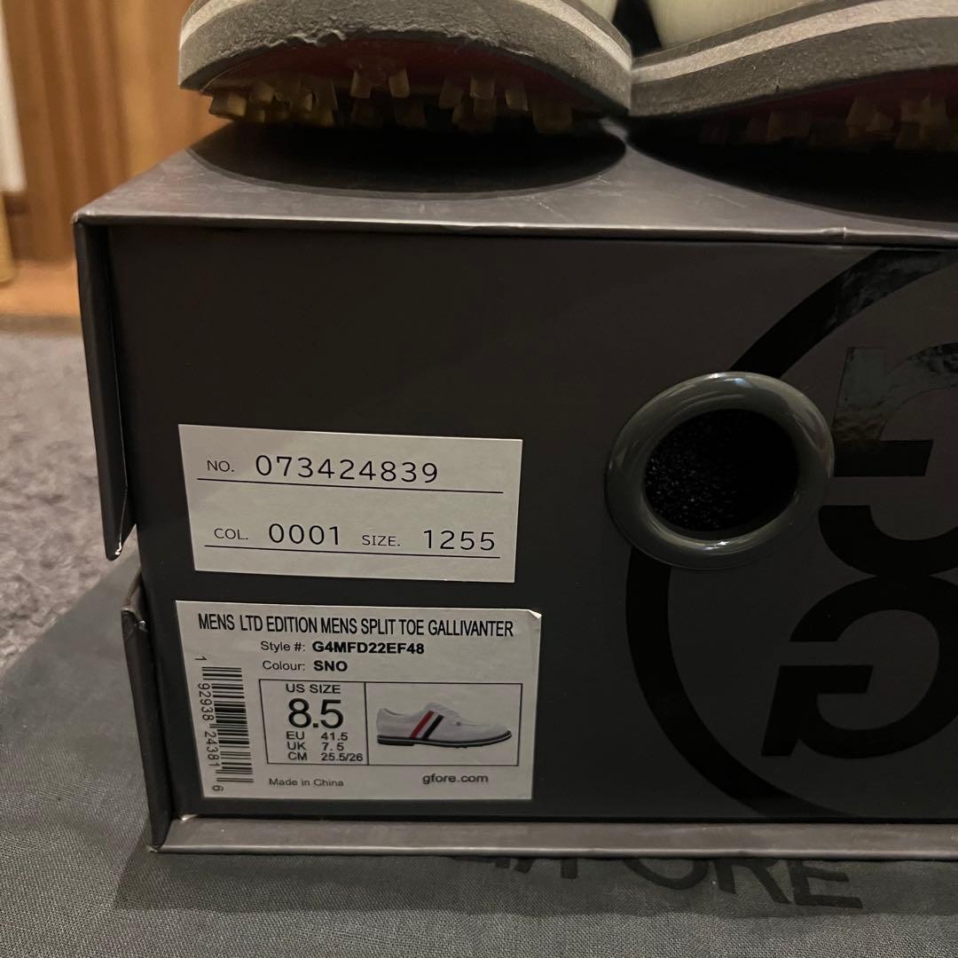 ◉ 限定版 G/FORE (ジーフォア)スプリットトゥガリバンター 25.5